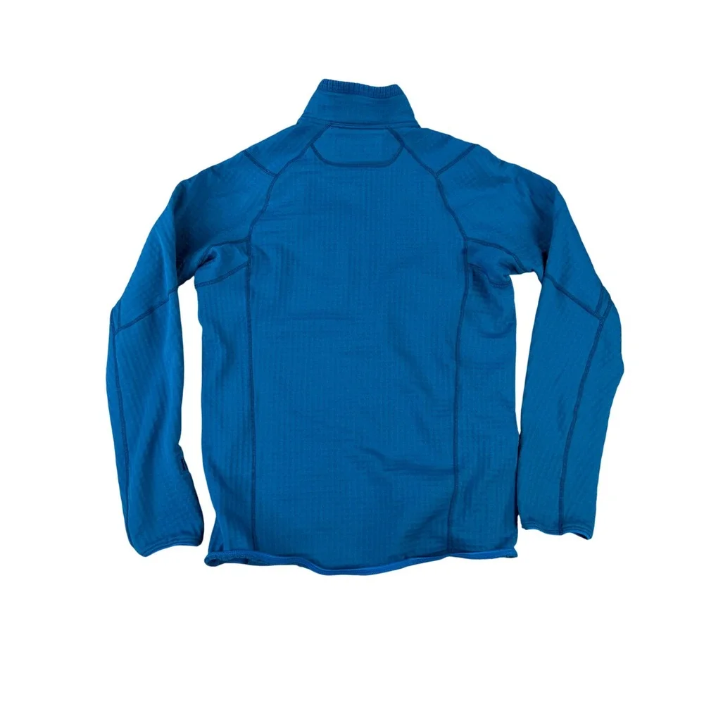 Patagonia R1‎ Pullover Mens Small Blue Quarter Zip Polartec Grid Fleece 40110